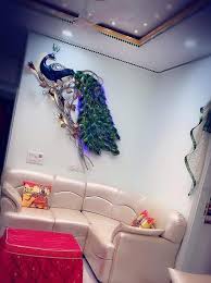 Peacock wall decor — V Home Decor gambar png