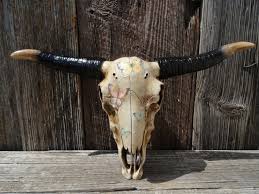 Longhorn Wall Mount Faux Taxidermy Cow
