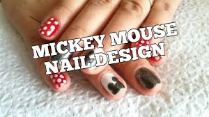 simple disney nail art ideas for mickey