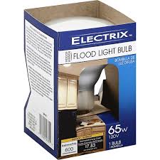 Electrix Flood 65w 120v Indoor Light Bulb 1 Ct Sleeve Batteries Lighting Market Basket