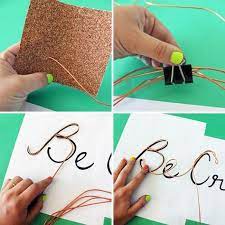 How To Create Wire Word Wall Art Wire