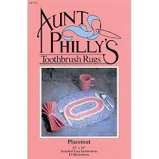 aunt philly s toothbrush rugs place mat