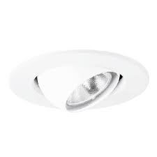 Halo Recessed 4002wh 4 Line Voltage Eyeball Self Flanged Trim White