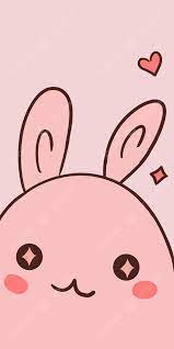 cute bunny pink cartoon mobile