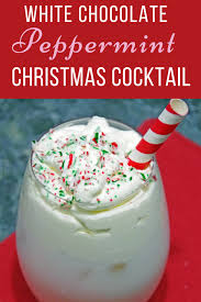 white chocolate peppermint christmas