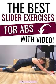 best slider exercises for toned abs