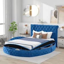 modern queen or full size round bed