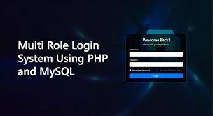 multi role login system using php and