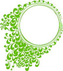 kiwi filigree frame clip art at clker