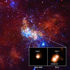 SGR 1745-2900, magnetar VS agujero negro supermasivo.