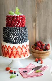 a berry covered birthday cake a huge