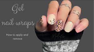how to apply and remove gel nail wraps