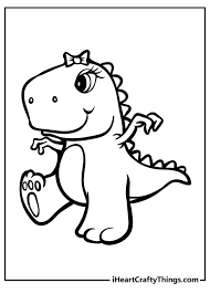 baby dinosaur coloring pages 100 free