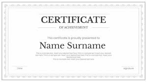 google slides certificate templates