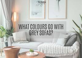 what colours go with grey sofas the