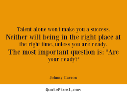 Johnny Carson picture quote - Talent alone won&#39;t make you a ... via Relatably.com
