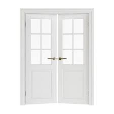 Double Leaf Doors With Glass Interior