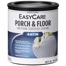 True Value 112172 1 Qt Interior Exterior Satin Porch Floor Coating Urethane Fortified Dark Gray