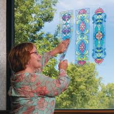 Reusable Stained Glass Window Clings