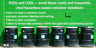 manage hazardous waste containers