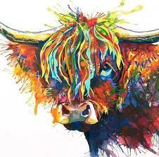 Highland Cow Paint By Numbers Kits