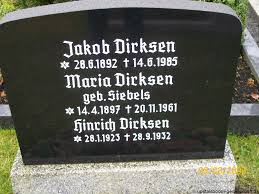 Grab von Hinrich Dirksen (28.01.1923-28.09.1932), Friedhof ...