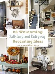 fall inspired entryway decorating ideas