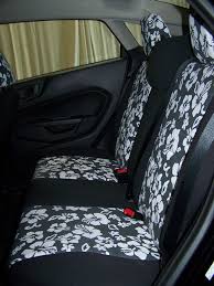Ford Fiesta Pattern Seat Covers Rear