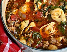tortellini soup with sausage small
