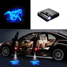 Universal Wireless Led Shadow Projector Courtesy Step Lights Welcome Lights Cars Door Shadow Light Laser Emblem Lamps Kit