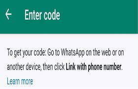 phone number in the web version of whatsapp