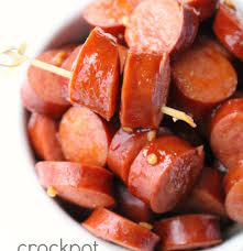 crockpot honey garlic polish sausage