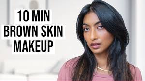 natural makeup tutorial for brown skin