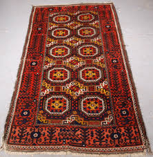 antique salar khani baluch rug with