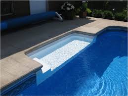 inground fiberglass pool steps for