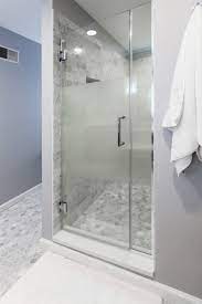 Semi Frosted Glass Shower Door Modern