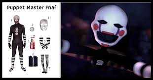 puppet master fnaf costume for cosplay