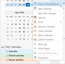 view multiple calendars at the same