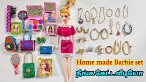 home made barbie set in tamil barbie