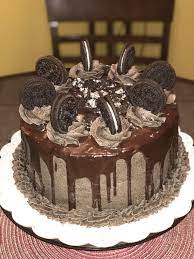 Oreo Drip Cake For My Boyfriend S Birthday Baking gambar png