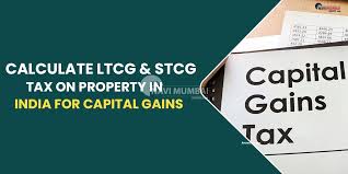 calculate ltcg stcg tax on property
