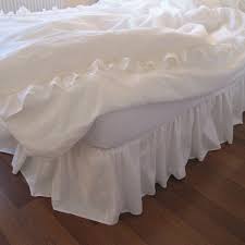 Duck Linen Bedskirt Bed Skirt Dust