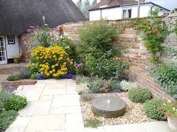 Walled Cottage Garden Country Patio