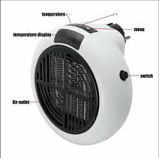 Electric Heater Wall Socket Fan