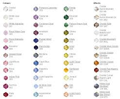 Swarovski Crystal Color Charts Best Buy Beads