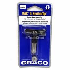 Details About Graco Rac 5 286617 Switch Tip Paint Spray Tip Size 617