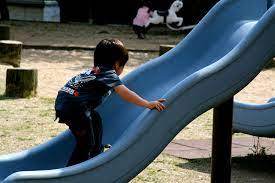 When at the playground, letting a child sit on your lap may seem like the safest way to go down the slide, but according to a new study, it's actually much more dangerous than it seems. Up Or Down The Slide The Learning Professor