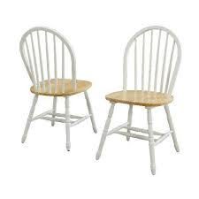 Ingrid walnut shaker chair with wood seat. Better Homes Gardens Autumn Lane Windsor Dining Chair Set Of 2 White Natural For Sale Online Ebay