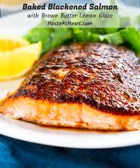 baked blackened salmon recipe with