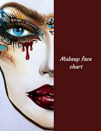 Makeup Face Chart A Professional Blank Face Chart For